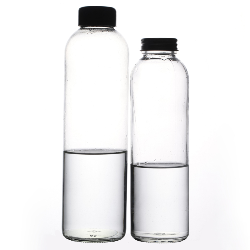 Bouteilles d'eau de 750 ml Emballage en verre Bouteille de jus de boisson en gros