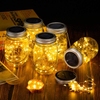 Décoration imperméable de festival de lumières de jardin de LED de style de pot de maçon