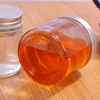 100 ml de haute qualité 180 ml 280 ml 380 ml Bots de verre de nourriture ronds classiques pour la confiture de miel