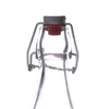 Bouteille de boisson carrée carrée personnalisée 250 ml 480 ml 1000 ml de boissons en verre de silex pour lait d'eau