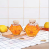 KDG Glassware personnalisé en gros 100 ml 180 ml 280 ml Bocs de miel en verre 380 ml avec paupières