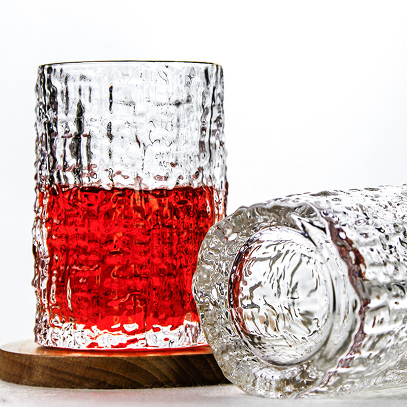 Verres à eau en verre cristal Drinkware 350 ml avec un design unique