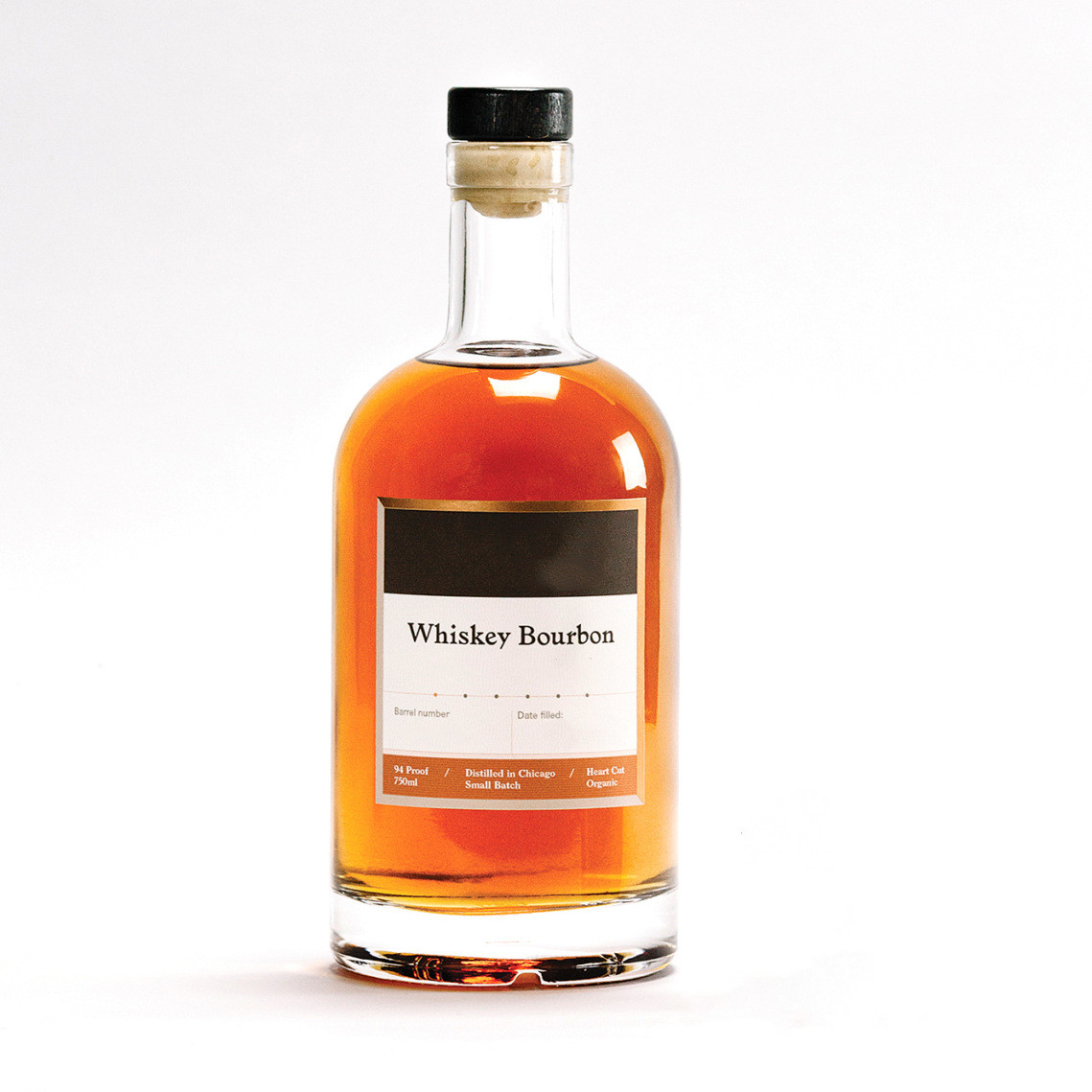 Bouteilles d'alcool en verre conçues sur mesure pour le whisky Vodka